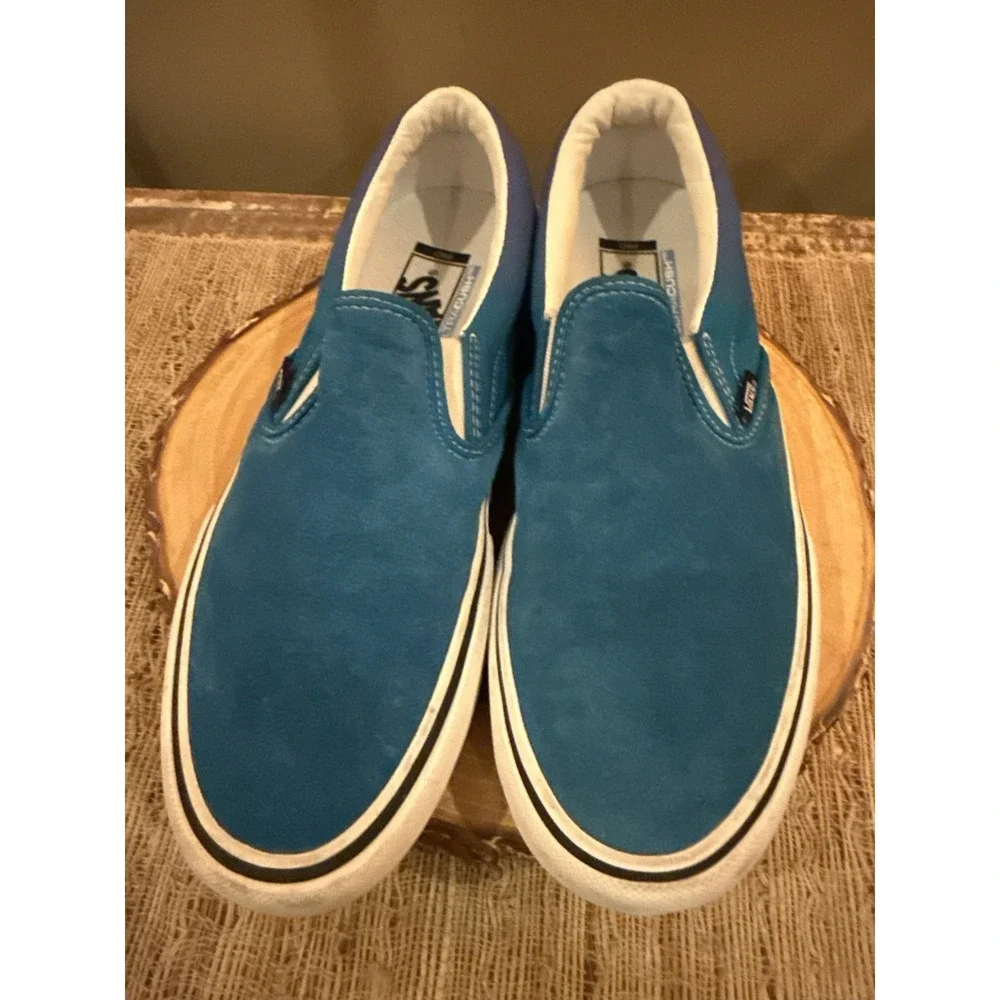 Vans Slip On Pro Skate Blue & Purple Heel Fade Turkish Tile/Dwbery US-9.5